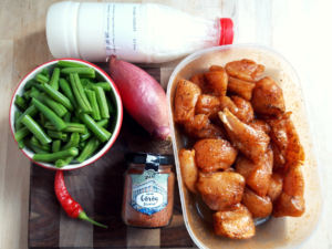 zöldbabos csirkemell